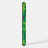 Green Circular Pattern Phone Case iPhone Hoesje (Rechterkant)