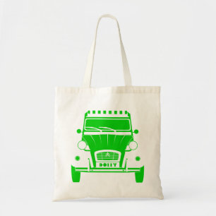 Green Citroen 2cv Deux Chevaux Dolly canvas tas