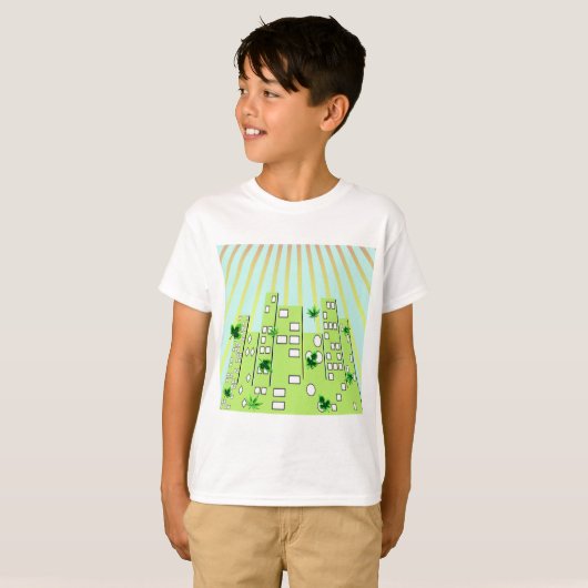 Green City T-shirt (Voorkant volledig)