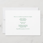 Green Class of 2026 Photo Graduation Party Kaart (Achterkant)