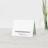 Green Classy Houndstooth Bedankt kaarten (Achterkant)