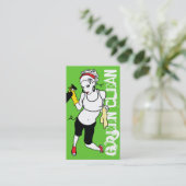 Green Clean (afspraakkaart) Afsprakenkaartje (Staand voorkant)