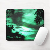 Green Clouded Sky mousepad Muismat (Met muis)