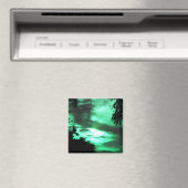 Green Clouded Sunrise Magnet (Insitu (Vaatwasser))