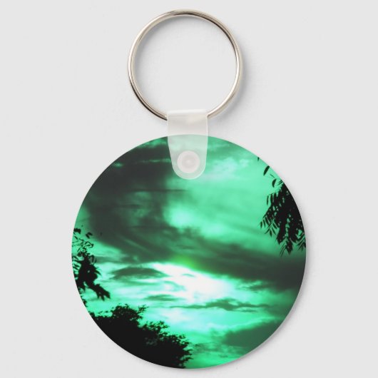 Green Clouded Sunrise Sleutelhanger (Voorkant)
