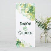 Green Clover and Butterfly Corners Schedule Kaart (Staand voorkant)