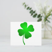 Green Clover Briefkaart (Staand voorkant)