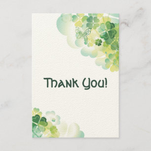 Green Clover en Butterfly Corners Bedankt