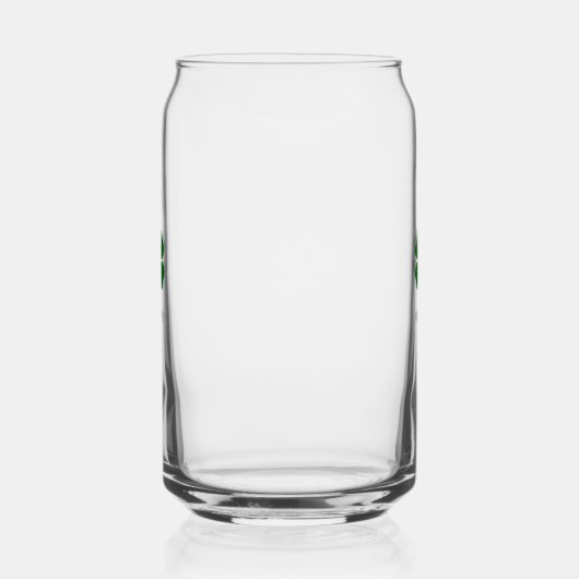 Green Clover Irish Blikvorm Glas (Links)