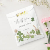 Green Clover Leaf St Patricks Day Bedankt Bedankzakje (Gezegeld)