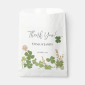 Green Clover Leaf St Patricks Day Bedankt Bedankzakje (Voorkant)