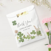 Green Clover Leaf St Patricks Day Bedankt Bedankzakje (Gezegeld)