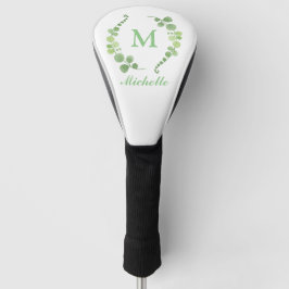 Green Clover Lucky Monogram Golfheadcover