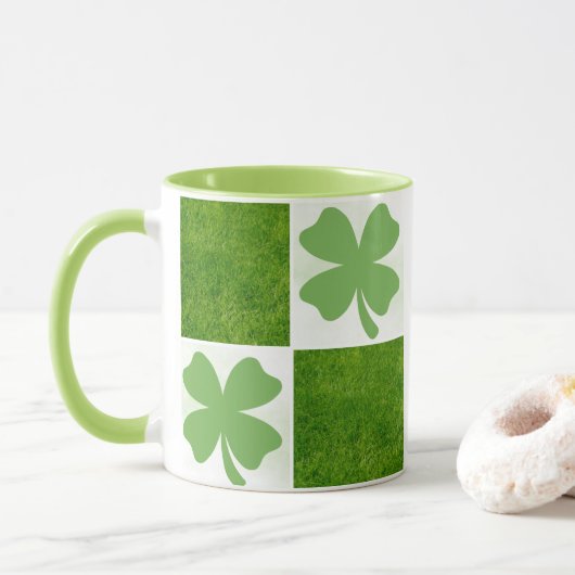 Green Clover Mok (Met donut)