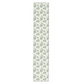  Green Clover Pattern  Medium Tafelloper (Voorkant)