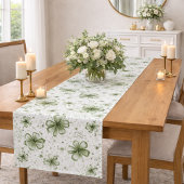  Green Clover Pattern • St. Patrick’s Day  Korte Tafelloper