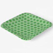 Green Clover Ribbon door Kenneth Yoncich Papieren Bordje (Gebogen)