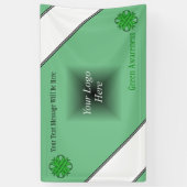 Green Clover Ribbon door Kenneth Yoncich Spandoek (Verticaal)