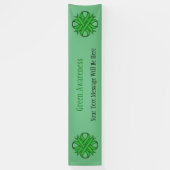 Green Clover Ribbon door Kenneth Yoncich Spandoek (Verticaal)