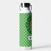 Green Clover Ribbon door Kenneth Yoncich Waterfles (Voorkant)
