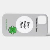 Green Clover Ribbon Sjabloon door Kenneth Yoncich Case-Mate iPhone Case (Achterkant (horizontaal))