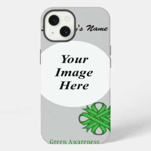 Green Clover Ribbon Sjabloon door Kenneth Yoncich iPhone 13 Hoesje