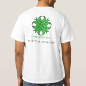 Green Clover Ribbon T-shirt (Achterkant)
