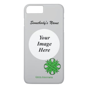 Green Clover Ribbon Tmpl van Kenneth Yoncich Case-Mate iPhone Case