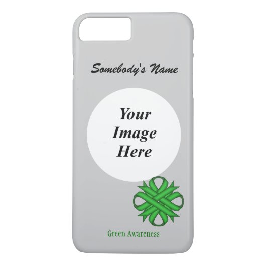 Green Clover Ribbon Tmpl van Kenneth Yoncich Case-Mate iPhone Case (Achterkant)