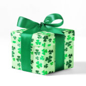 Green Clover Shamrock St Patricks Day Ierse feestj Cadeaupapier
