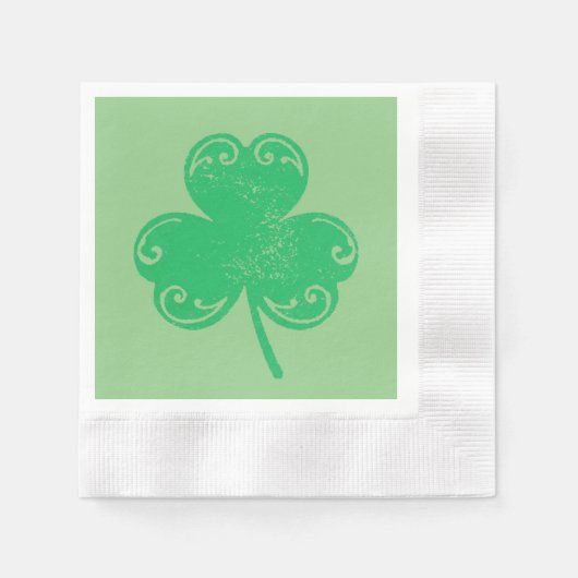 Green Clover St Patrick Servet (Voorkant)