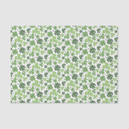 Green Clover Tissuepapier (Voorkant)