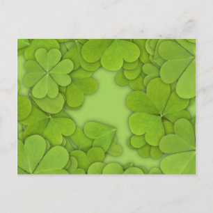 Green Clovers Briefkaart