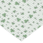 Green Clovers Genderneutraal St Patricks Day Kinde Tafelkleed (Gekanteld)