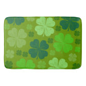 Green Clovers, Lucky Clovers, Saint Patrick's Day Badmat (Voorkant)