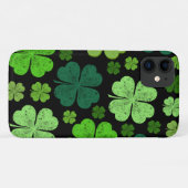 Green Clovers, Lucky Clovers, Saint Patrick's Day Case-Mate iPhone Case (Achterkant (horizontaal))