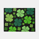 Green Clovers, Lucky Clovers, Saint Patrick's Day Deurmat (Voorkant)