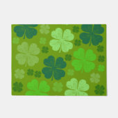 Green Clovers, Lucky Clovers, Saint Patrick's Day Deurmat (Voorkant)
