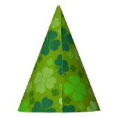 Green Clovers, Lucky Clovers, Saint Patrick's Day Feesthoedjes (Achterkant)