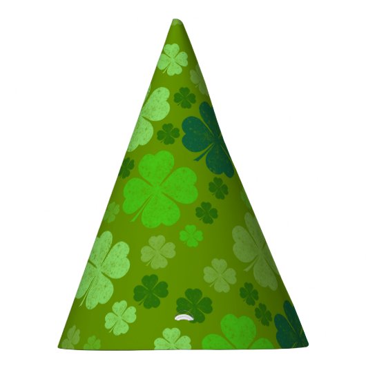 Green Clovers, Lucky Clovers, Saint Patrick's Day Feesthoedjes (Rechts)