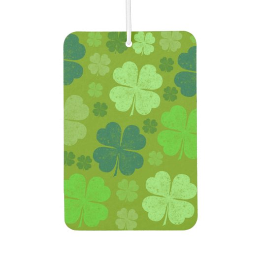 Green Clovers, Lucky Clovers, Saint Patrick's Day Luchtverfrisser (Voorkant)