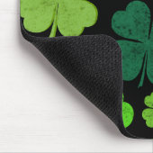 Green Clovers, Lucky Clovers, Saint Patrick's Day Muismat (Hoek)