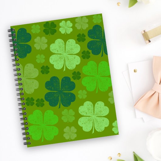 Green Clovers, Lucky Clovers, Saint Patrick's Day Planner