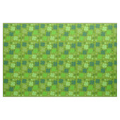 Green Clovers, Lucky Clovers, Saint Patrick's Day Stof (Yard (91,4 cm))