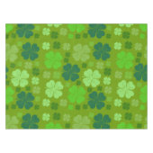 Green Clovers, Lucky Clovers, Saint Patrick's Day Tafelkleed (Voorkant (Horizontaal))