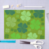 Green Clovers, Lucky Clovers, Saint Patrick's Day Tissuepapier (Craft)