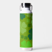 Green Clovers, Lucky Clovers, Saint Patrick's Day Waterfles (Voorkant)