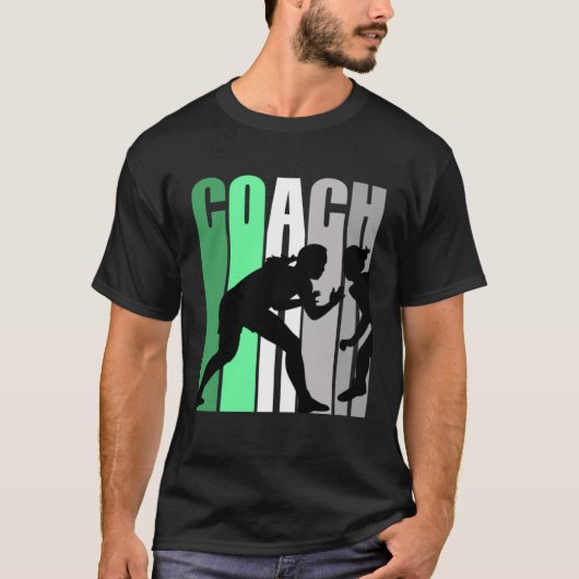 Green Coach Of Wrestling Instructor Wrestling Pret T-shirt (Voorkant)