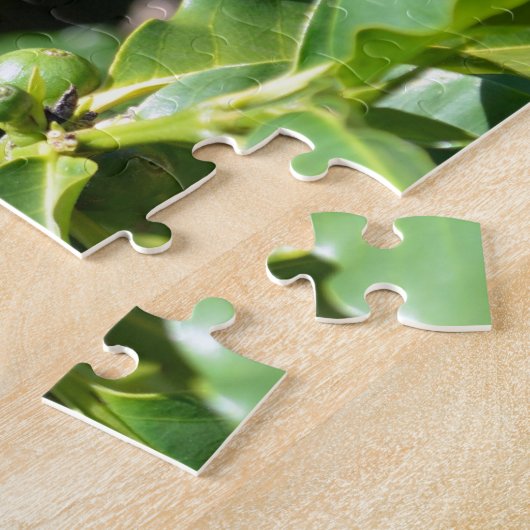 Green Coffee Berries Puzzle Legpuzzel (Zijkant)