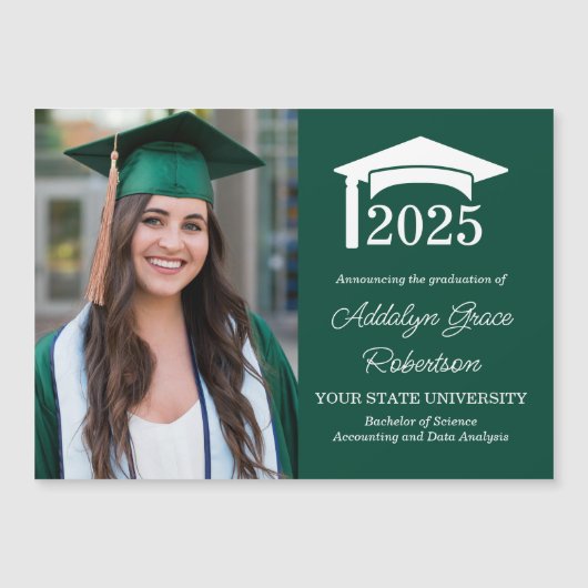 Green College Foto Afstuderen Aankondiging (Voorkant)